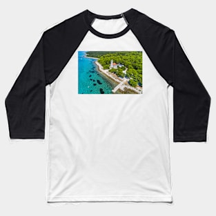 Lighthouse Vir Baseball T-Shirt